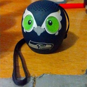 Mini Seattle Seahawks boomer speaker.